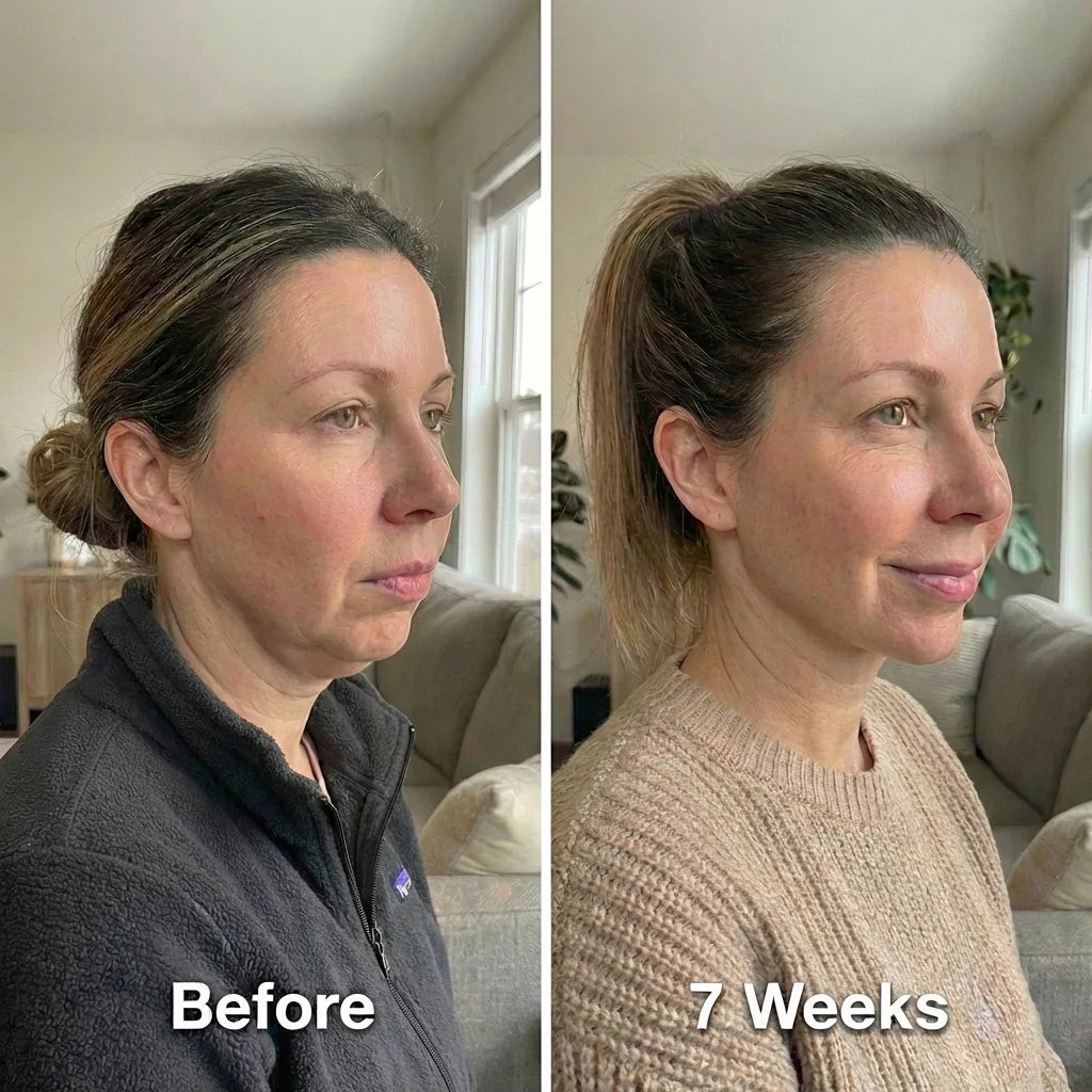 Envoltura facial modeladora con colágeno
