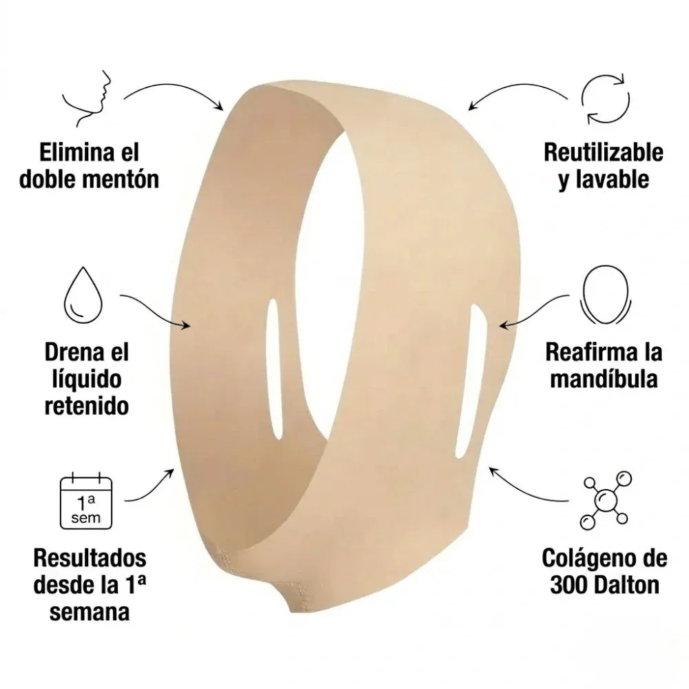 Banda facial modeladora de colágeno (Compra 1 y llévate 1 Gratis)