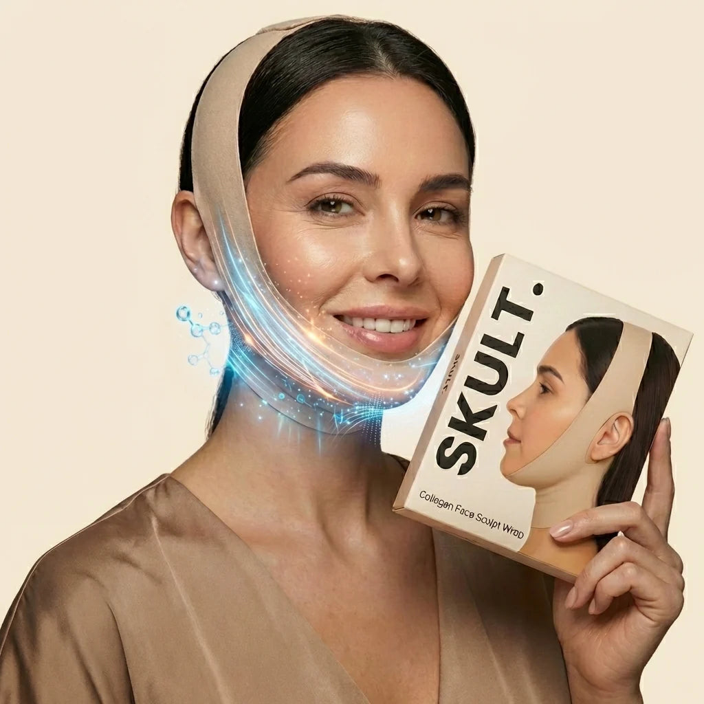 Envoltura facial modeladora con colágeno