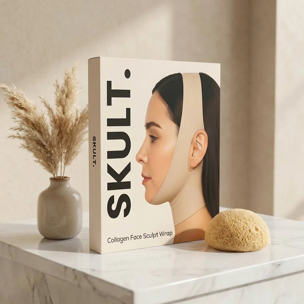 Envoltura facial modeladora con colágeno